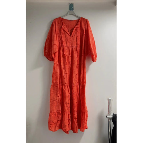 Qnuz Clothing Luxus Bohome dress Clothing 45 Orange