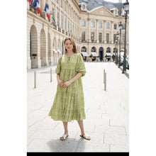 Load image into Gallery viewer, Qnuz Clothing Luxus Bohome dress Clothing 51 Appel green
