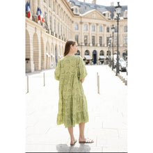 Load image into Gallery viewer, Qnuz Clothing Luxus Bohome dress Clothing 51 Appel green
