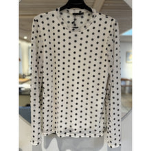 Load image into Gallery viewer, Qnuz Clothing Mesh Blouse w Dots Clothing 10 White
