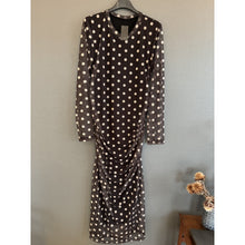 Load image into Gallery viewer, Qnuz Clothing Mesh Dress with lining &amp; DOTS Clothing 606 Choco
