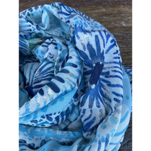 Load image into Gallery viewer, Qnuz Nana Scarf 30 Blue
