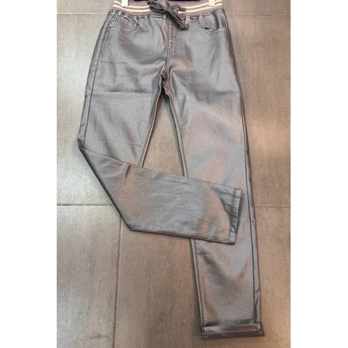 Qnuz Clothing Odette Coated jeans Clothing 80 Silver