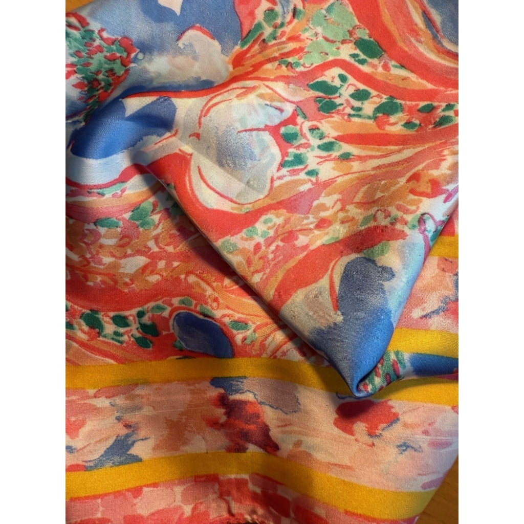 Qnuz PAISLEY SCARF 70X70 CM 20% SILK Scarf