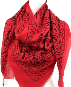 Qnuz Paisly scarf 90X90 Scarf