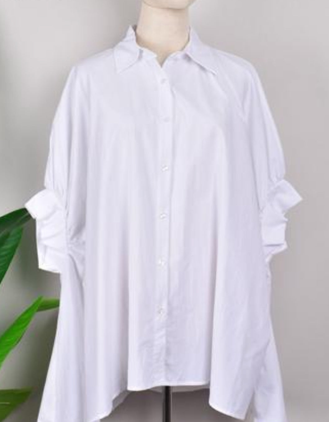 Qnuz Clothing Peggy Shirt Clothing 10 White