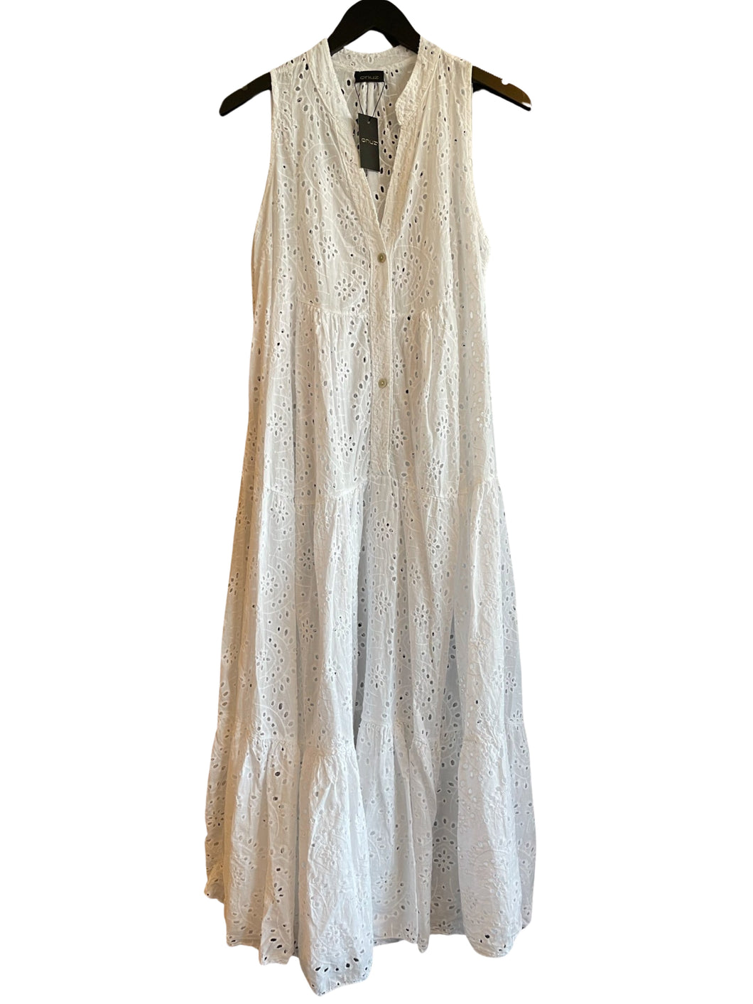 Qnuz Clothing Pep dress Clothing 10 White