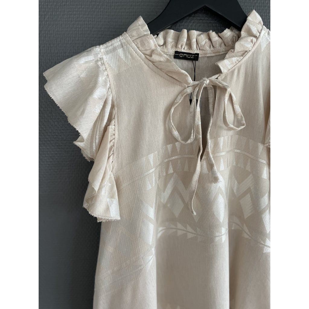 Qnuz Clothing Pernille Dress Clothing 13 Beige