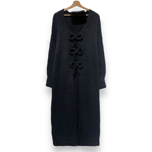 Qnuz Clothing Piata Long lux Knit Clothing 99 Black