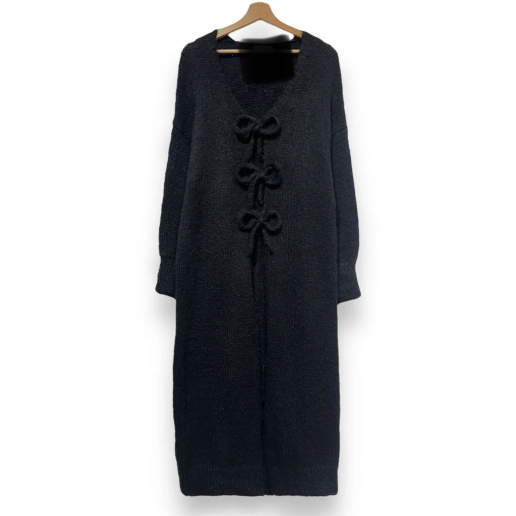 Qnuz Clothing Piata Long lux Knit Clothing 99 Black