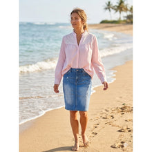 Load image into Gallery viewer, Qnuz Clothing Pilla Skirt Clothing 33 denim blue

