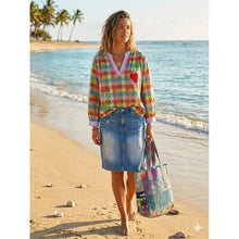 Load image into Gallery viewer, Qnuz Clothing Pilla Skirt Clothing 33 denim blue
