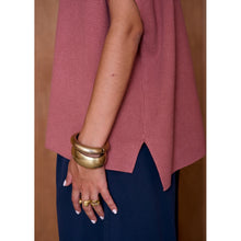 Load image into Gallery viewer, Qnuz Clothing Poncho cardigan w buttons Clothing 43 Deep rosa
