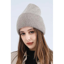 Load image into Gallery viewer, Qnuz Raja Knit hat Hat/Glove 63 Taupe
