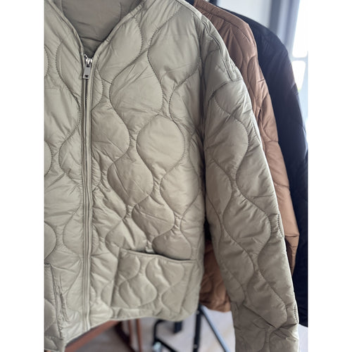 Qnuz Clothing Qulited Jacket Clothing 53 Army