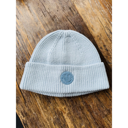 Qnuz Radir smiley hat Hat/Glove 32 pastel Blue