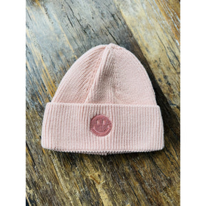 Qnuz Radir smiley hat Hat/Glove 42 Rosa
