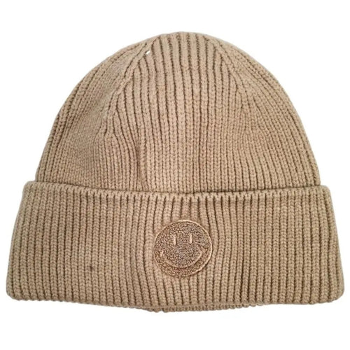 Qnuz Radir smiley hat Hat/Glove 63 Taupe