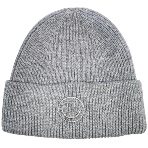 Qnuz Radir smiley hat Hat/Glove 97 Grey