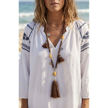 Load image into Gallery viewer, Qnuz Raja necklace Necklace 60 Marron
