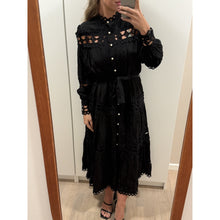 Load image into Gallery viewer, Qnuz Clothing Rekke Luxus dress Clothing 99 Black
