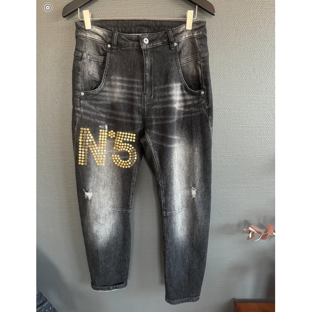 Qnuz Clothing Relinde Jeans W 5 Clothing 99 Black
