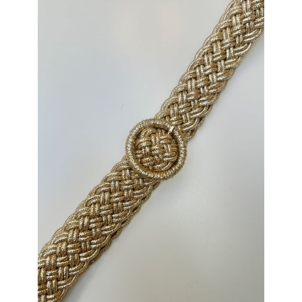 Qnuz Remine breaded belt Belt 70 Gold