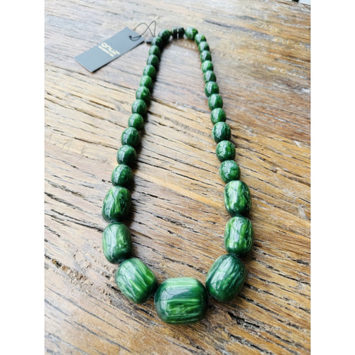 Qnuz Retro Pearl Necklace Necklace 53 Army