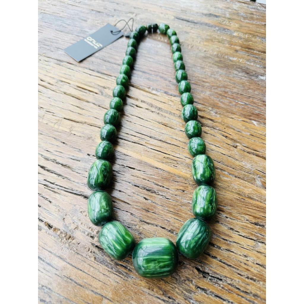 Qnuz Retro Pearl Necklace Necklace 53 Army