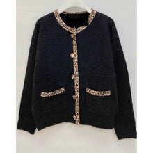 Load image into Gallery viewer, Qnuz Clothing Ribena Cardigan Clothing 99 Black
