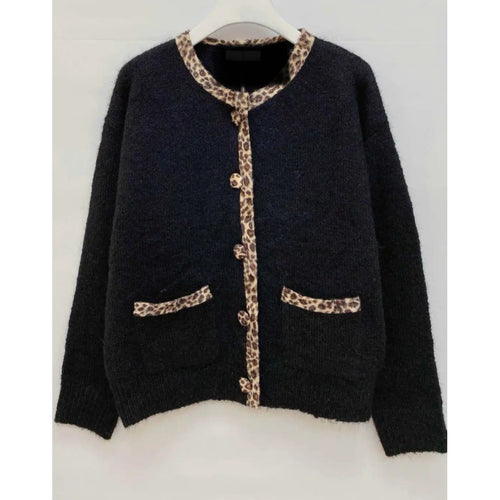 Qnuz Clothing Ribena Cardigan Clothing 99 Black