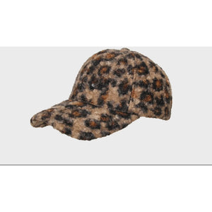 Qnuz Rie Hat/Glove 64 Leopard