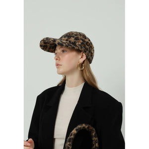 Qnuz Rie Hat/Glove 64 Leopard