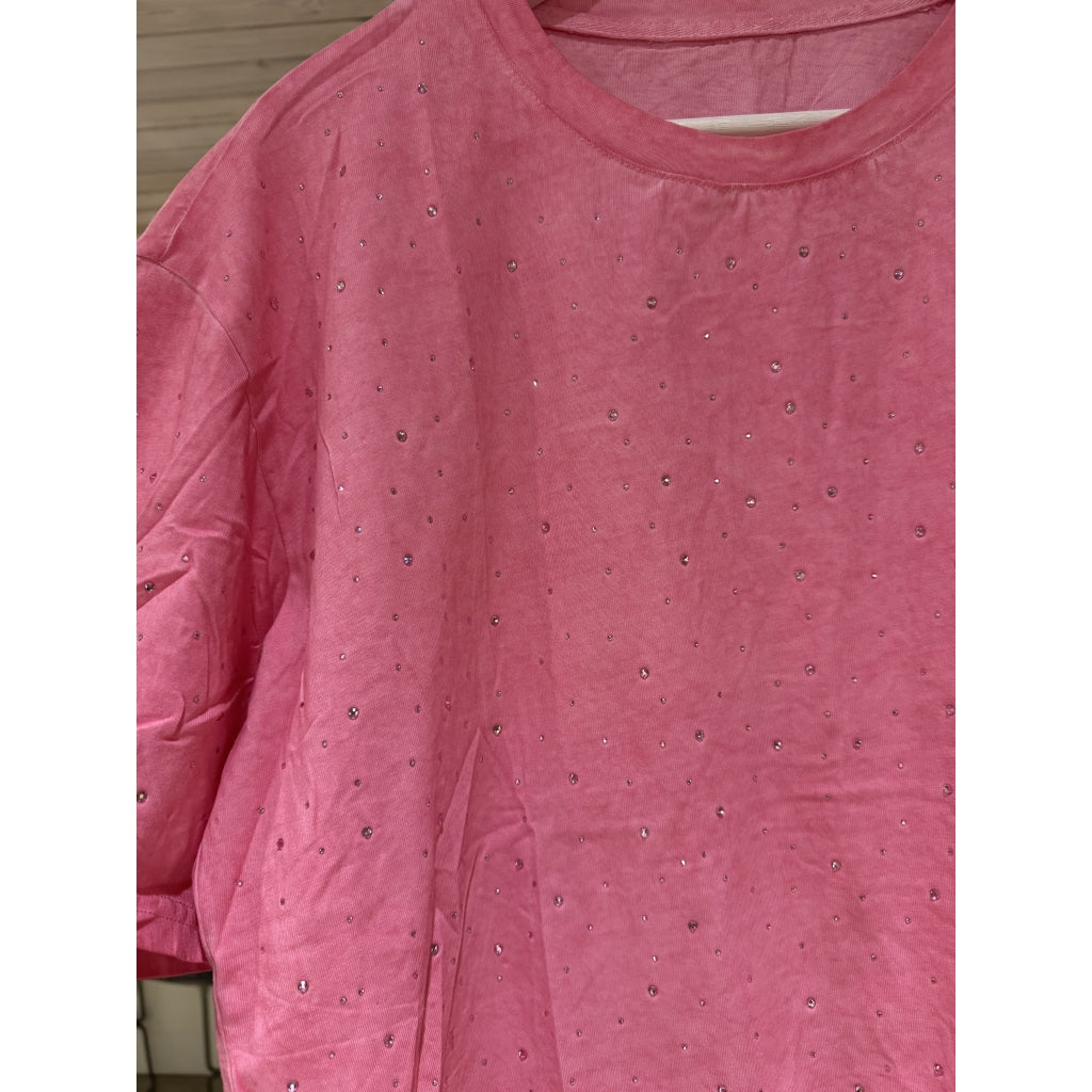 Qnuz Clothing Rini T-shirt Clothing 4444 Bublegum