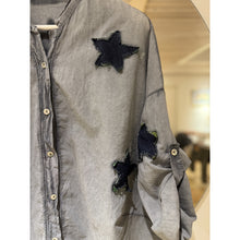 Load image into Gallery viewer, Qnuz Clothing Star Shirt Clothing 98 Dark Grey
