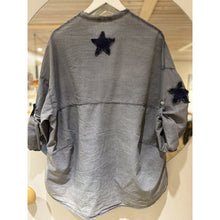 Load image into Gallery viewer, Qnuz Clothing Star Shirt Clothing 98 Dark Grey
