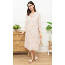 Load image into Gallery viewer, Qnuz Clothing Sara Dress w. Embrodery &amp; Sequins Clothing 13 Beige
