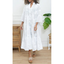 Load image into Gallery viewer, Qnuz Clothing Sarah Luxus Bohome dress Clothing 10 White
