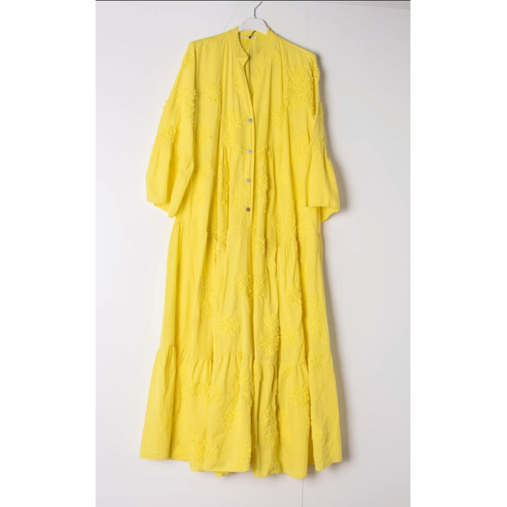Qnuz Clothing Sarah Luxus Bohome dress Clothing 20 Yellow