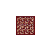 Load image into Gallery viewer, Qnuz Scarf small paisley &amp; Pearl 70 x 70 cm Scarf 28 Burgundy
