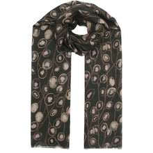 Load image into Gallery viewer, Qnuz Scarf w. sparkling glitter 80x190 cm Scarf 53 Army

