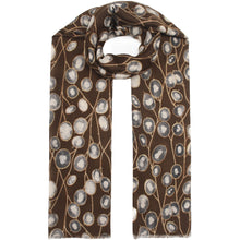 Load image into Gallery viewer, Qnuz Scarf w. sparkling glitter 80x190 cm Scarf 60 Marron
