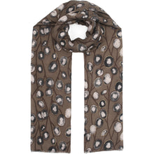 Load image into Gallery viewer, Qnuz Scarf w. sparkling glitter 80x190 cm Scarf 63 Taupe
