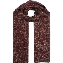 Load image into Gallery viewer, Qnuz Scarf w.flowers 90x180 cm Scarf 28 Burgundy
