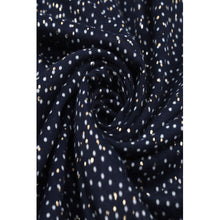Load image into Gallery viewer, Qnuz Scarf w.flowers 90x180 cm Scarf 30 Blue

