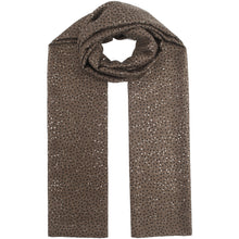 Load image into Gallery viewer, Qnuz Scarf w.flowers 90x180 cm Scarf 60 Marron
