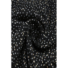 Load image into Gallery viewer, Qnuz Scarf w.flowers 90x180 cm Scarf 99 Black
