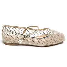 Load image into Gallery viewer, Qnuz Scarlett Ballerina w. Mesh &amp; Strass Shoe
