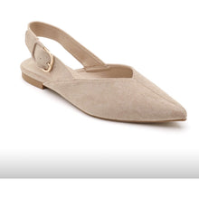 Load image into Gallery viewer, Qnuz Scarlett Ballerina w. Mesh &amp; Strass Shoe 13 Beige
