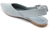 Load image into Gallery viewer, Qnuz Scarlett Ballerina w. Mesh &amp; Strass Shoe 32 blue
